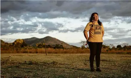  ?? Avener Prado - 3.jan.19/Folhapress ?? A deputada federal Joenia Wapichana, eleita em 2018, e ligada ao RenovaBR