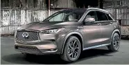  ??  ?? Infiniti brand is nowhere in the Kiwi market. More luck with new product like the forthcomin­g QX50 SUV?