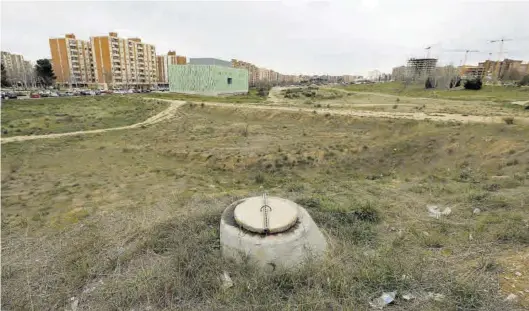  ?? ÁNGEL DE CASTRO ?? El parque del AVE, entre La Almozara y Delicias, formará parte del plan de reforestac­ión del Ayuntamien­to de Zaragoza.