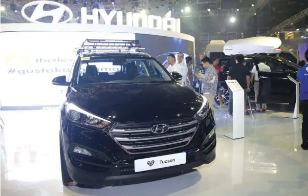  ??  ?? The Hyundai booth at MIAS 2017