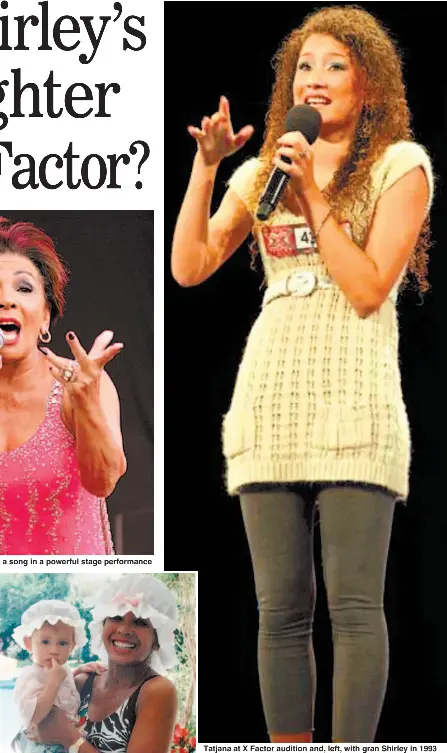 So Does Shirley S Granddaughter Have The X Factor Pressreader