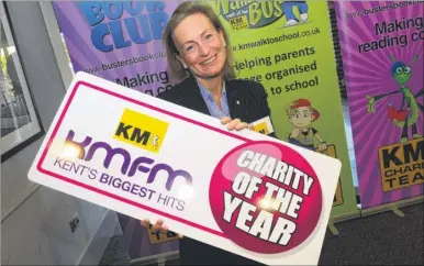  ??  ?? Geraldine Allinson encourages good causes to apply to be KM Charity of the Year