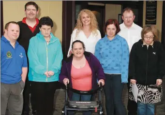  ??  ?? SOCGA members selected for the Leinster team: From left, Joe Moffatt, Brendan Carroll, Ann Kennedy, Liz Daly, club manager Mary Eogan, Liz Mc Carthy, John Doyle and Lilly Devereux.