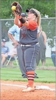  ?? Scott Herpst ?? LaFayette senior first baseman Miccaylah Thompson and the Lady Ramblers will look to get back on track with games against Dade County and North Murray this week.