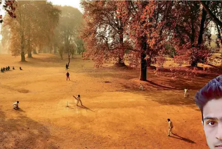  ??  ?? The winning picture of a group of boys playing cricket in Kashmir, clicked by Saqib Majeed