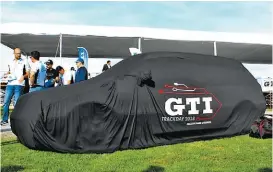  ??  ?? El esperado destape de Golf GTI.