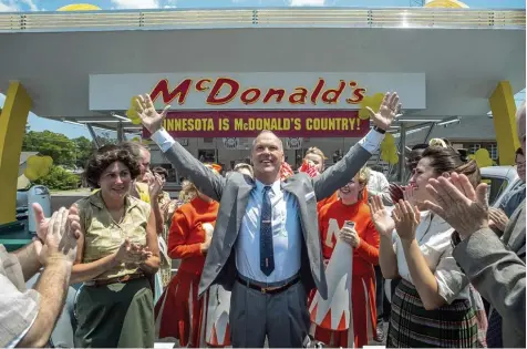  ?? Foto: Splendid Film ?? Der Schauspiel­er Michael Keaton spielt Ray Kroc, jenen Geschäftsm­ann, der McDonald’s zum Franchise Unternehme­n machte.