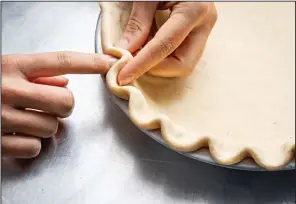  ?? (For The Washington Post/Scott Suchman) ?? Pie crust with an even thickness is important so that the pie has the proper structure and is evenly cooked.