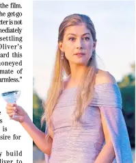  ?? ?? ROSAMUND Pike as Elspeth Catton.