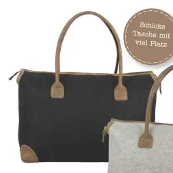  ??  ?? Schicke Tasche mit viel Platz