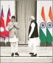  ?? HT ARCHIVE ?? Nepalese politician­s haven’t shied from brinkmansh­ip on ties with India