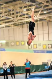  ?? Photo / WinkiPoP Media ?? Lachie Kirk will compete in the 17-to-21year age category in trampoline, double mini trampoline and tumbling at his first world titles.