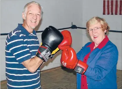  ??  ?? Fighting for a cure: Martin Bloxham and Spinal Cord Society of New Zealand Founder Noela Vallis are fighting to find a cure for spinal cord injury.