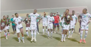  ?? Photo: CAF. Online.com ?? Hopes revived… Hosts Mauritania secured their maiden victory at the ongoing U/20 Africa Cup of Nations after beating Mozambique 2-0 on Wednesday.