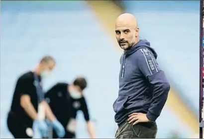  ?? REUTERS ?? El entrenador del Manchester City, Josep Guardiola