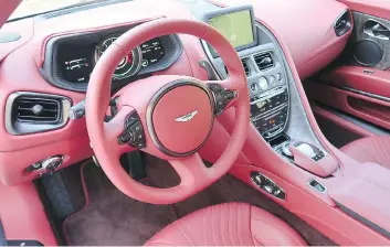  ?? JIL MCINTOSH/DRIVING ?? Aston Martin has improved the quality of the interior detailing on the DB11 V8.