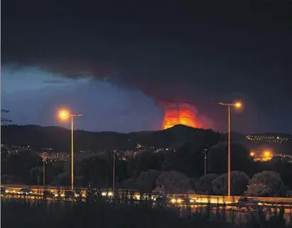  ?? DAVID AIROB ?? Si el clima no cambia, no se puede descartar que este año se repitan imágenes como esta de Vallirana