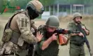  ?? TV/Belarusian defence ministry/Reuters ?? Footage broadcast by Belarusian state media claims to show Wagner fighters training soldiers in Belarus. Photograph: Voen