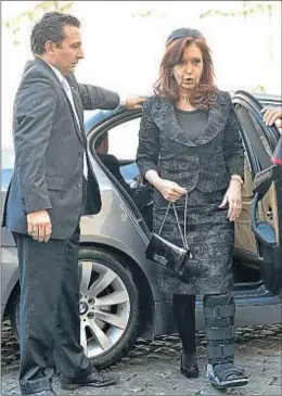  ?? ALBERTO PIZZOLI / REUTERS ?? Cristina ya se lesionó el mismo tobillo el pasado mes de marzo