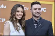  ?? PHOTO BY JORDAN STRAUSS — INVISION — AP
star in a ?? Jessica Biel and her husband, Justin Timberlake, new series Biel is co-producing.