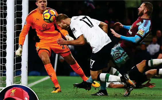  ?? GETTY IMAGES ?? Stoop to conquer: Klavan’s late winner from Lovren’s flick had Klopp (left) beaming