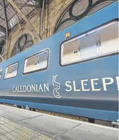  ?? PICTURE: CALEDONIAN SLEEPER ?? The Caledonian Sleeper fleet has suffered a series of faults since being introduced in 2019