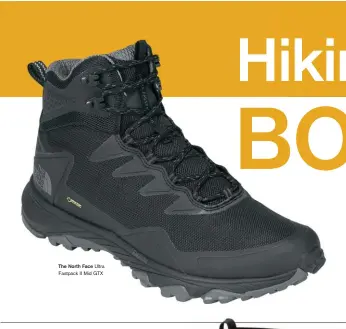  ??  ?? The North Face Ultra Fastpack II Mid GTX