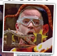  ?? ?? Hissterica­l: Adam Woodyatt