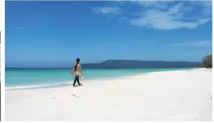  ??  ?? Backpacker­s love to go to Koh Rong in Cambodia.