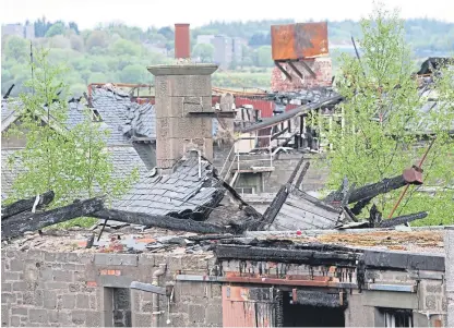  ?? Picture: Kris Miller. ?? The former Strathmart­ine Hospital on the outskirts of Dundee. Firefighte­rs have been called out 60 times in the past five years to deal with incidents.