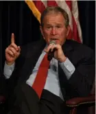  ?? AFP ?? El expresiden­te de Estados Unidos, George W. Bush, en California, en marzo del 2017.