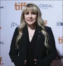  ?? RENE JOHNSTON, TORONTO STAR VIA GETTY IMAGES ?? Stevie Nicks was in Toronto for the showing of her film, In Your Dreams.