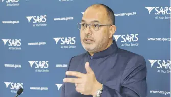  ?? Picture: Moneyweb ?? IN YOUR BEST INTERESTS. Protecting the right to privacy affects every tax-paying South African, says Sars commission­er Edward Kieswetter.