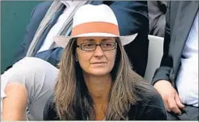  ?? CLIVE BRUNSKILL / GETTY IMAGES ?? La extenista francesa Mary Pierce, en las gradas de Roland Garros