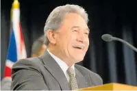  ?? Photo / Mark Mitchell ?? Winston Peters referenced an Abba song at a reopening in Sweden.
