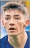  ??  ?? Billy Gilmour is grounded