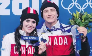  ?? NATHAN DENETTE/THE CANADIAN PRESS ?? After winning silver at the 2014 Sochi Olympics, Canadian ice dancers Tessa Virtue and Scott Moir are back for another go-round, eager to take on the world’s best teams.