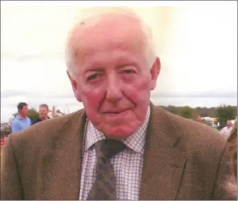  ??  ?? The late Leslie Conboy, 84, who was laid to rest in Aghanagh.