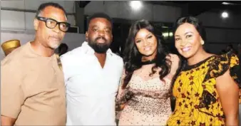  ??  ?? L-R: Fred Amata, Kunle Afolayan, Omotola Jolade-Ekehinde and Doris Simeon