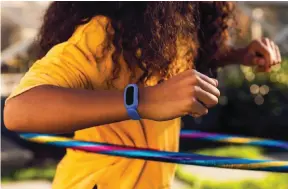  ??  ?? The Fitbit Ace 3 is the perfect fitness device for kids.