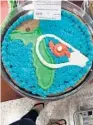  ?? JESSICA SULLIVAN/COURTESY ?? Jacksonvil­le resident Jessica Sullivan posted a photo on Facebook of a hurricane cookie cake she bought for her sons.