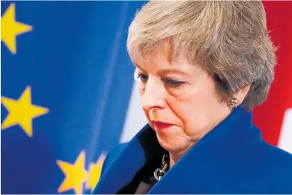  ?? Photo / AP ?? Theresa May knows she still faces major challenges following the agreement reached in Brussels.