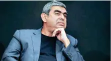  ??  ?? Technocrat Vishal Sikka