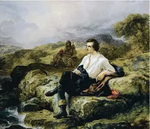  ?? ?? ‘Lord Byron en la orilla del mar helénico’ (c. 1850), de Giacomo Trécourt
