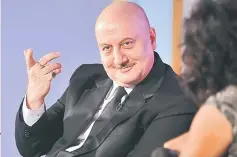  ??  ?? Anupam Kheer is just about every South Asian’s on-screen father.