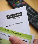  ?? ?? Under review: The £159 TV licence