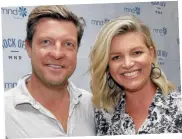  ??  ?? Rebecca Maddern with husband Trent Miller.