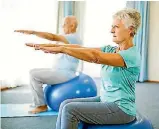  ?? 123RF ?? Balance exercises will help you with stability and reduce the risk of falls.