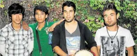 ??  ?? The drumming of (from left) David Hassani, Habib Ali Ahmadi, Assadullah, Omid Mousari was music to the ears of festival goers.
