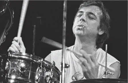  ?? MARK MILLER ?? Despite moving to three different cities during his career, drummer Claude Ranger didn’t take long to win over fans.